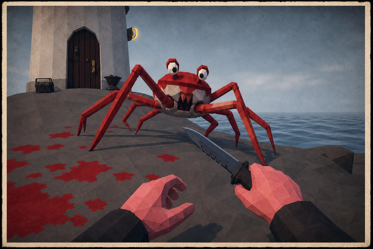 Beat Spider Crab in How to Fish gameplay